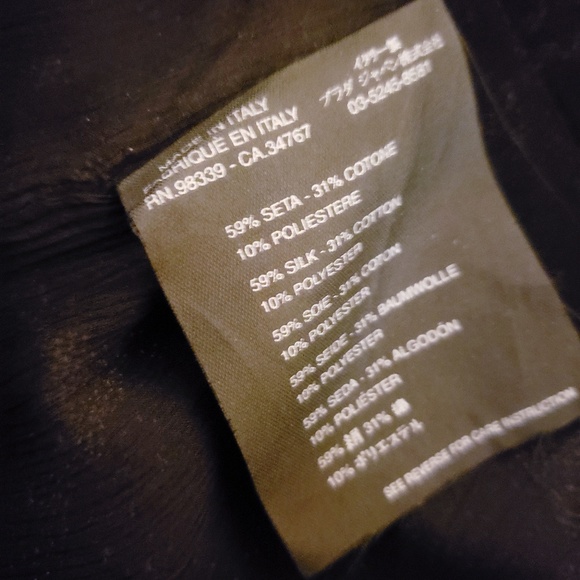 🚫SOLD Prada metallic black shiny pencil skirt EUC - Picture 6 of 8